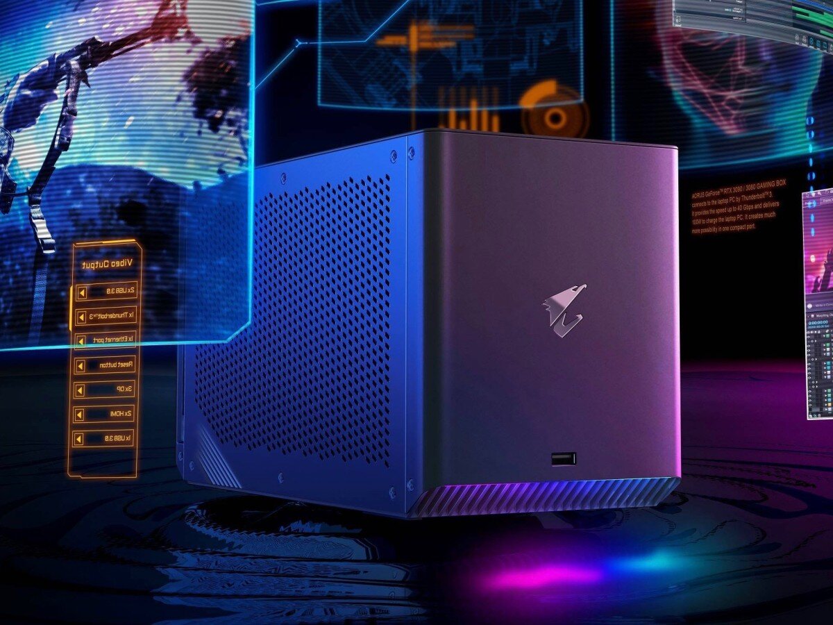 GIGABYTE Aorus Gaming Box — внешняя видеокарта с RTX 4090 для ноутбуков ...