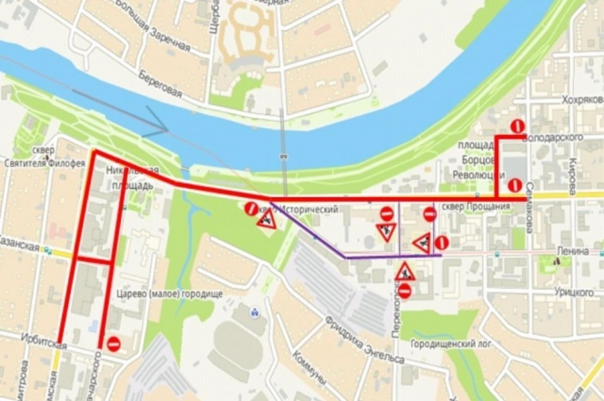    В Тюмени 4 июня из-за забега ограничат проезд по нескольким улицам