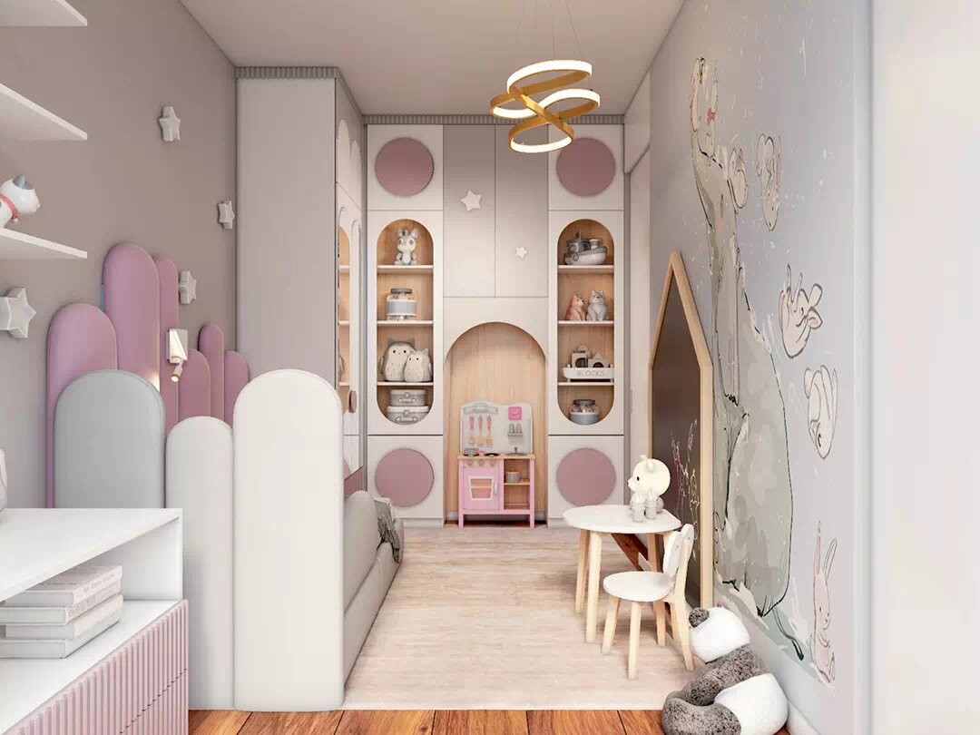 Детская мебель для принцессы выбирайте комплекты из фанеры и других материалов для идеального интерьера