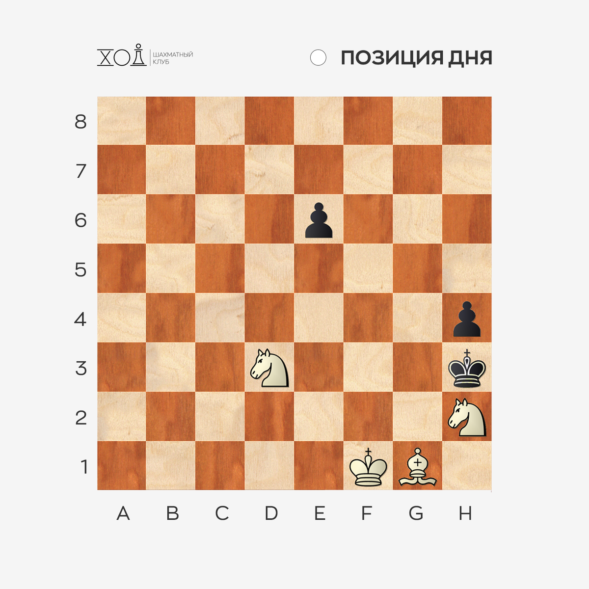 Задача по шахматам. Автор: А. Галицкий «La Strategie»,  1896 г.