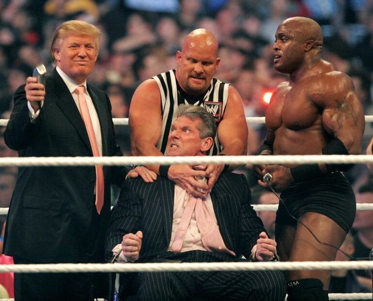 Трамп был введен в Зал славы WWE в 2013 году.