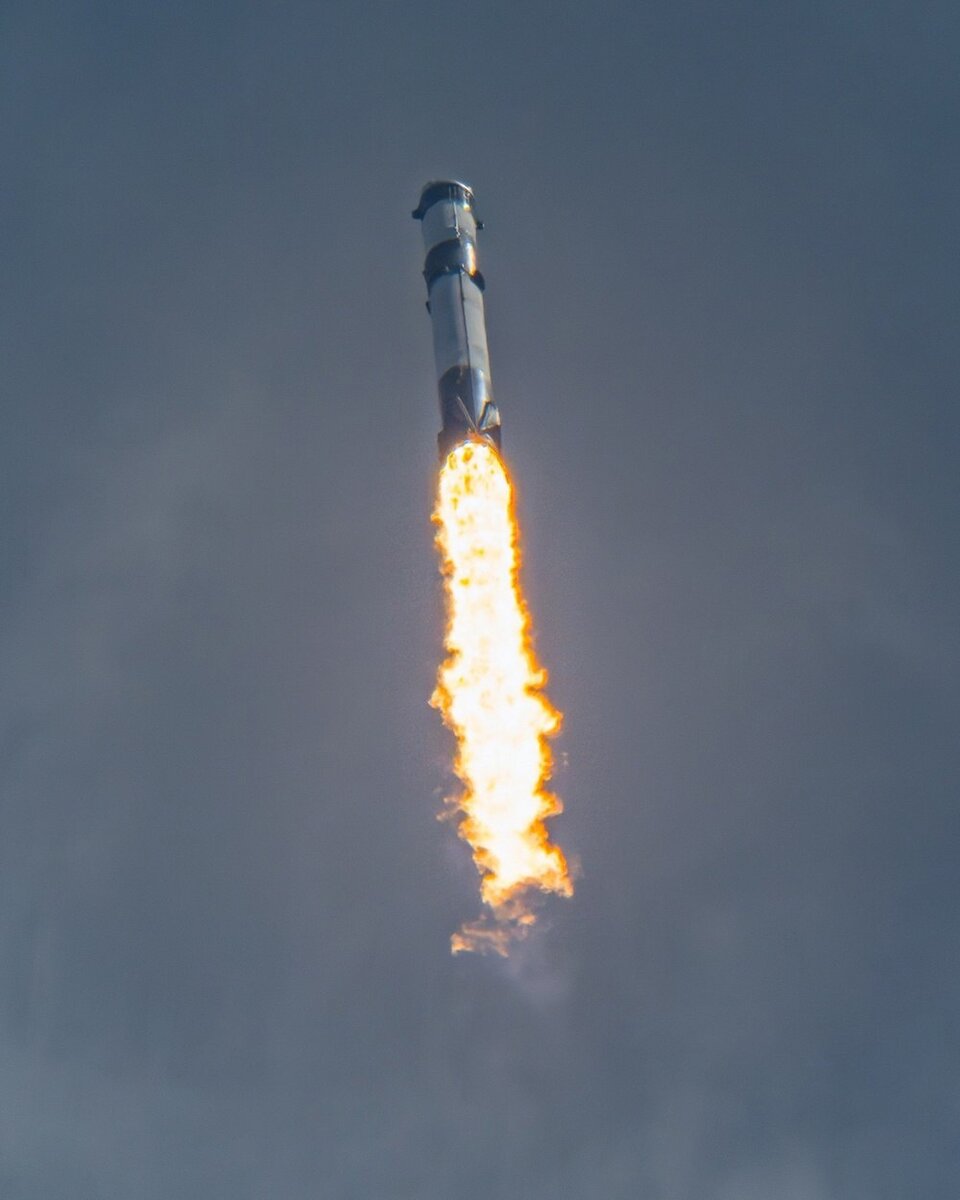 Ракета-носитель Falcon 9 в полёте 5 июня 2023 года, изображение из открытых источников
