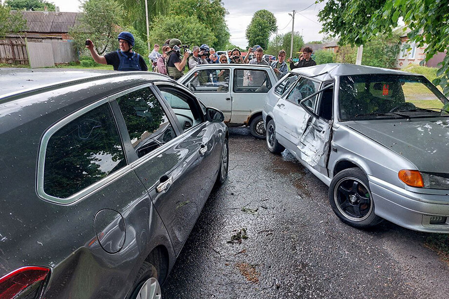Последствия атаки диверсантов в Белгородской области. Фото: Дмитрий Бойков/ТАСС