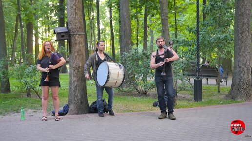 Удивительная Грация Волынки. Звуки настоящей Шотландской волынки.