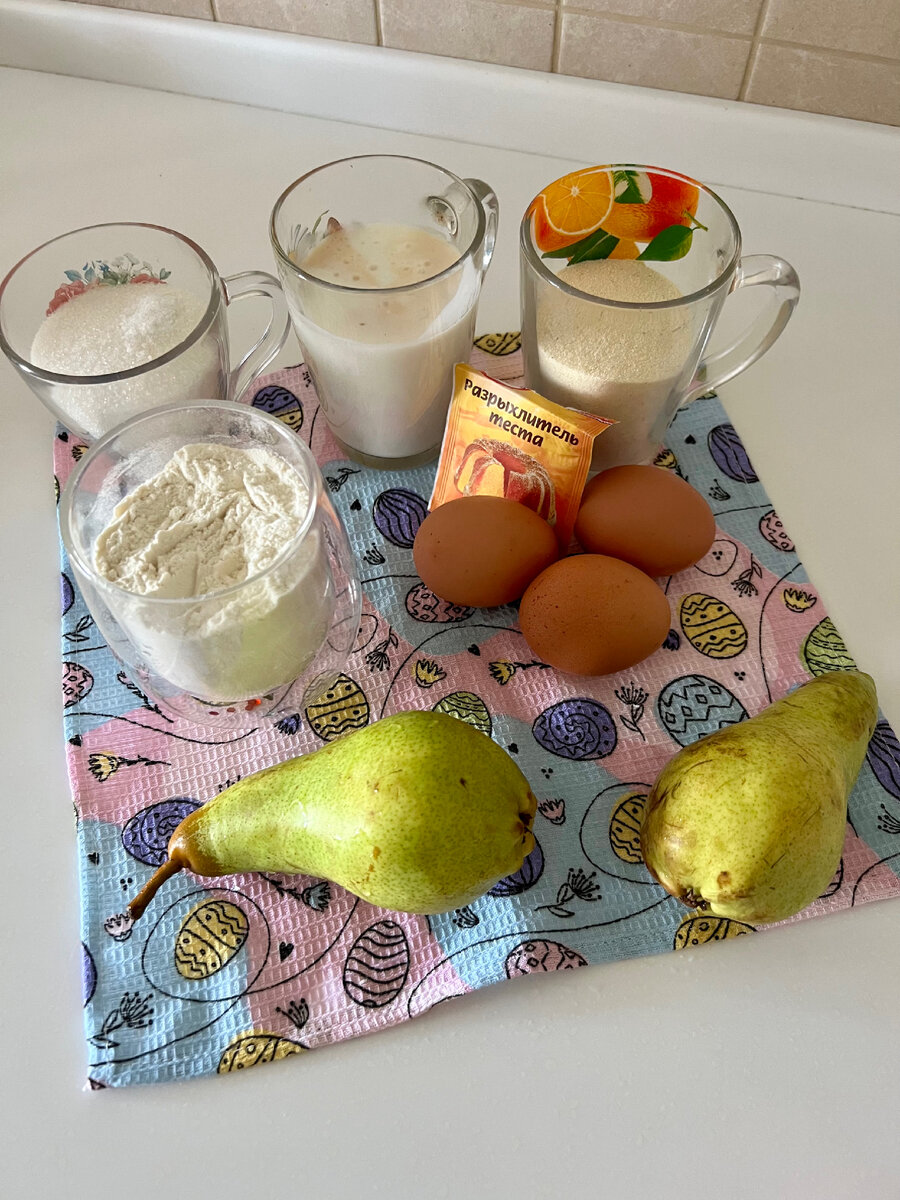 Ингредиенты для манника . Фото автора. 