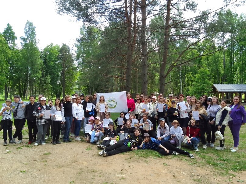 Участники экоквеста «Василевские тропы»
