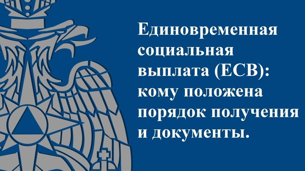    Единовременная социальная выплата (ЕСВ): кому положена, порядок получения, документы