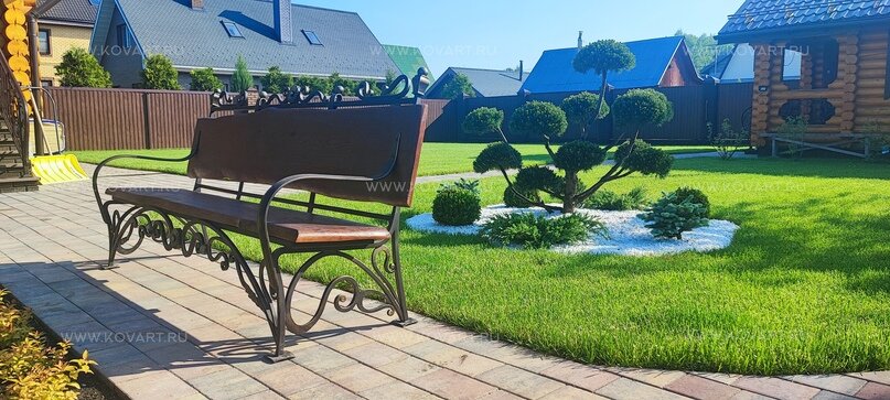 Проект скамейки: https://www.kovart.ru/