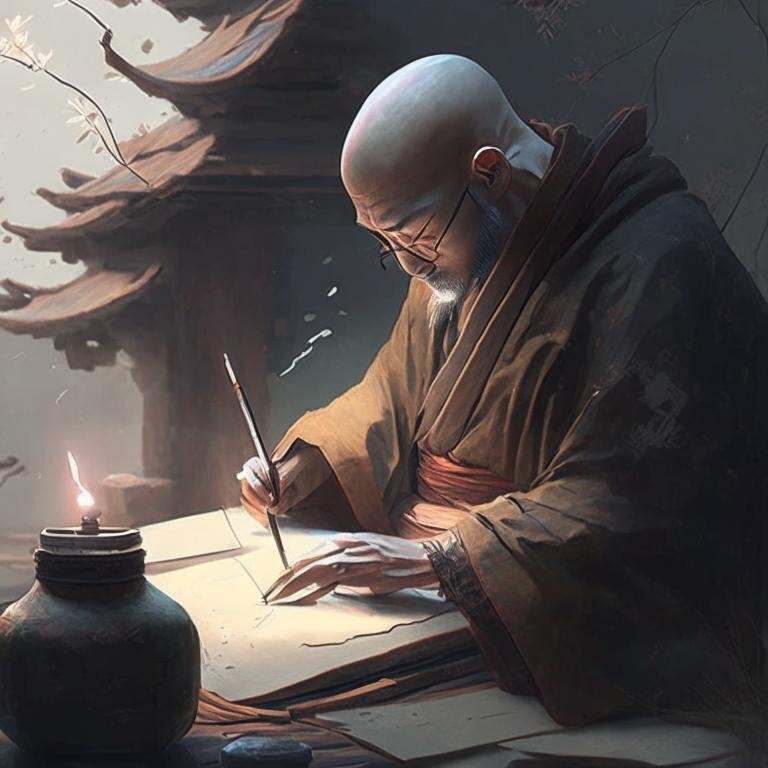 Нейросеть так  увидела блогера с Дзен