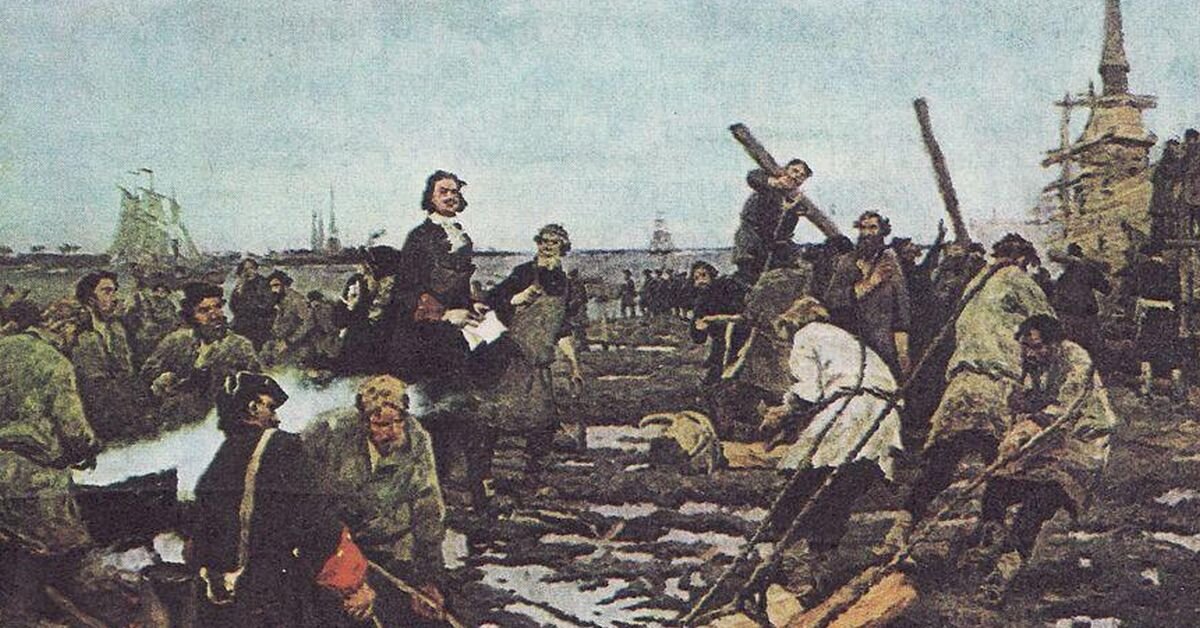 Строительство Санкт-Петербурга. То самое, ужасное.