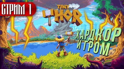 МАЛЕНЬКИЙ ТОР – ХАРДКОРНЫЙ РЕТРО ПЛАТФОРМЕР ► TINY THOR ► СТРИМ 1