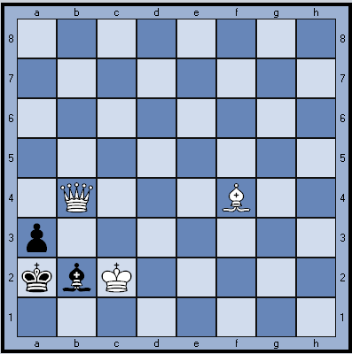 Белые начинают и ставят мат в 2 хода.