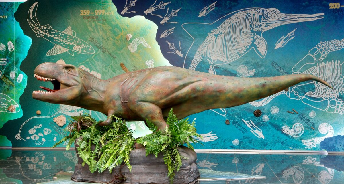 Тираннозавр Маруся, любимица Дарвиновского музея 