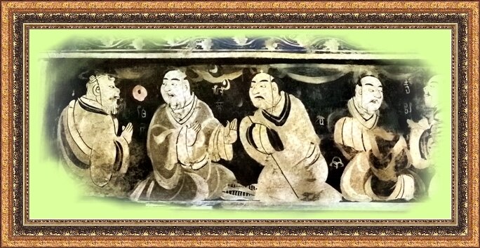 Чиновники династии Чжоу...