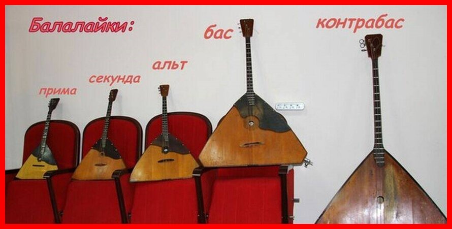 семья балалаек в оркестре