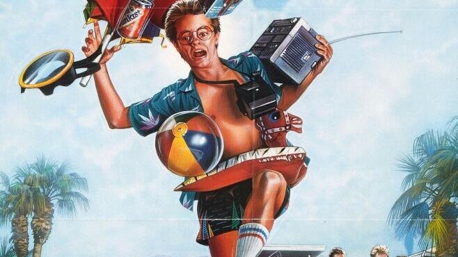    «Студенческие каникулы» (1985) Фрагмент постера к фильму