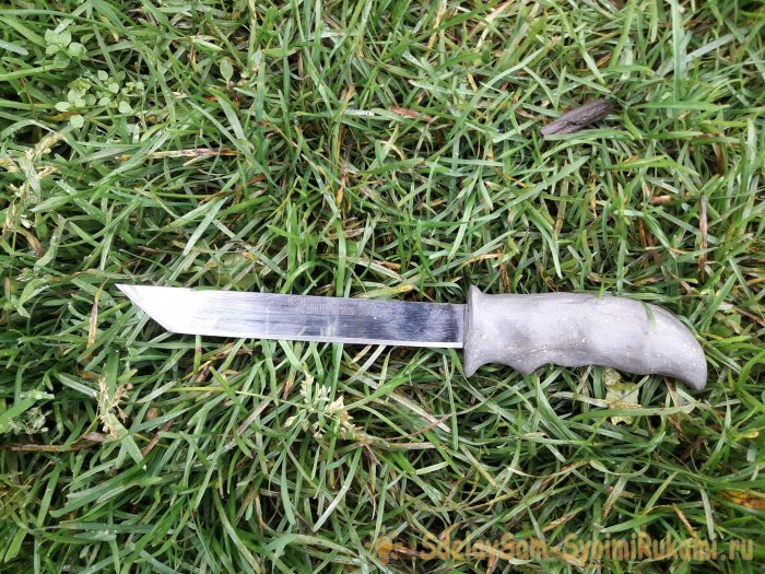 Особенности всадного монтажа рукояти ножа, определяем длину хвостовика клинка