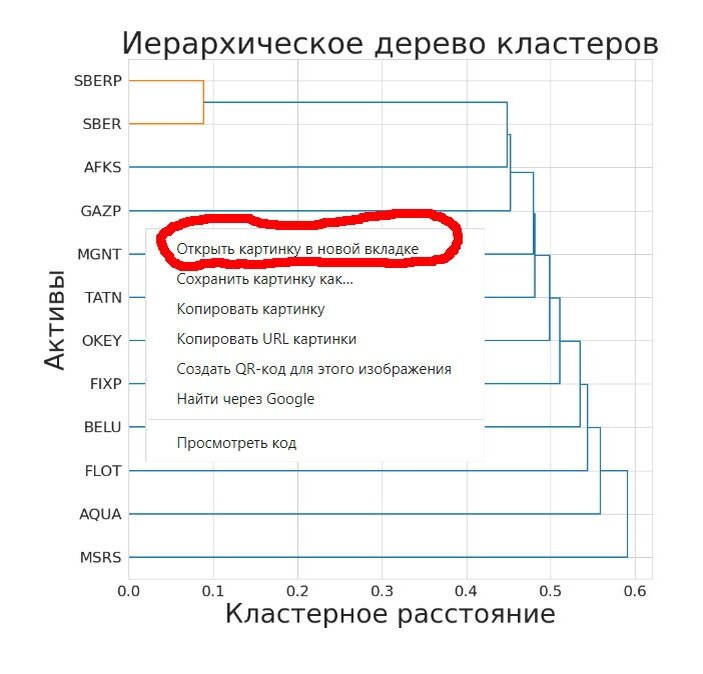 1. Сначала с помощью контекстного меню открываем изображение в новой вкладке.