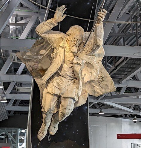 Циолковский в Музее космонавтики в Калуге. Фото моё.