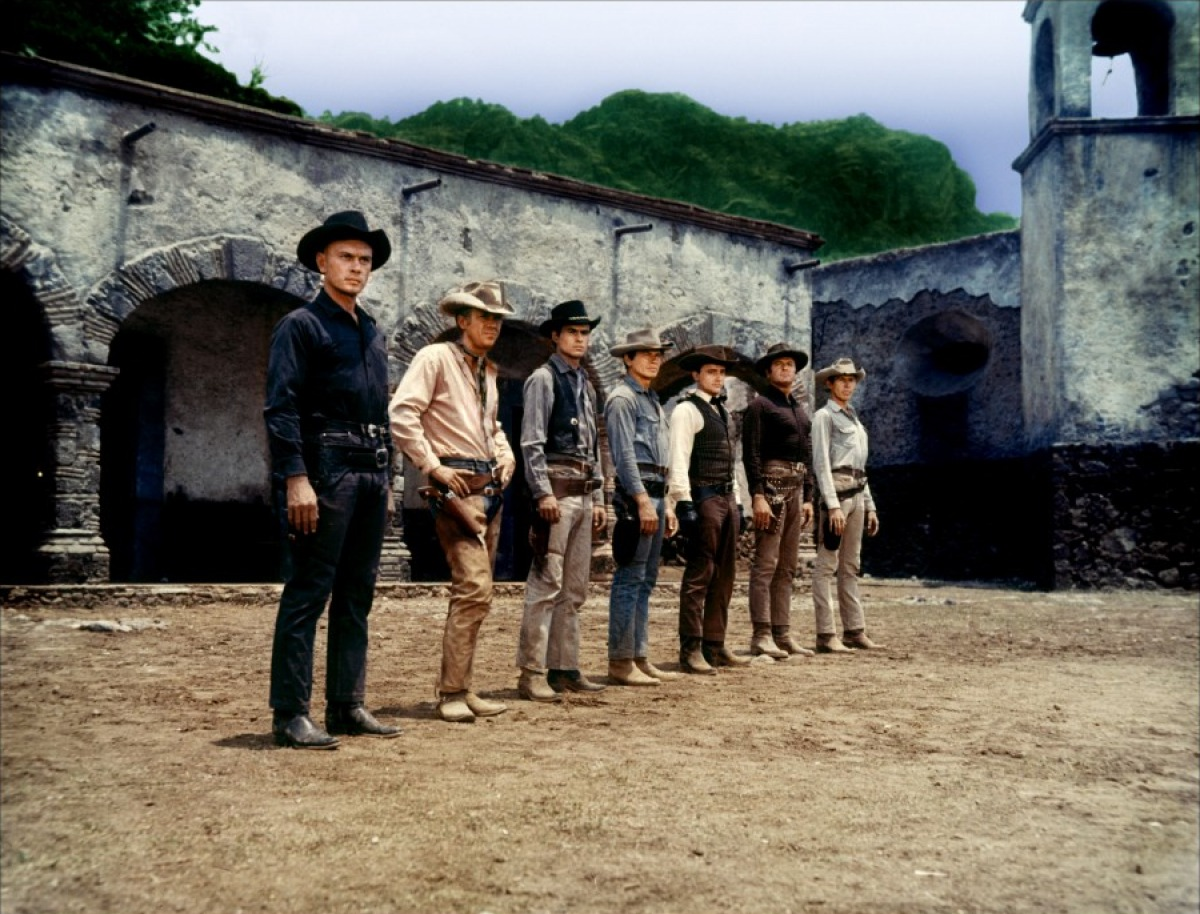 Western example. Великолепная семерка юл Бриннер 1960. Великолепная семерка фильм 1960. Фильм великолепная семерка США 1960. Вестерн великолепная семерка 1960.
