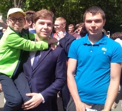 Мои сыновья, июнь 2019г. Авторское фото.