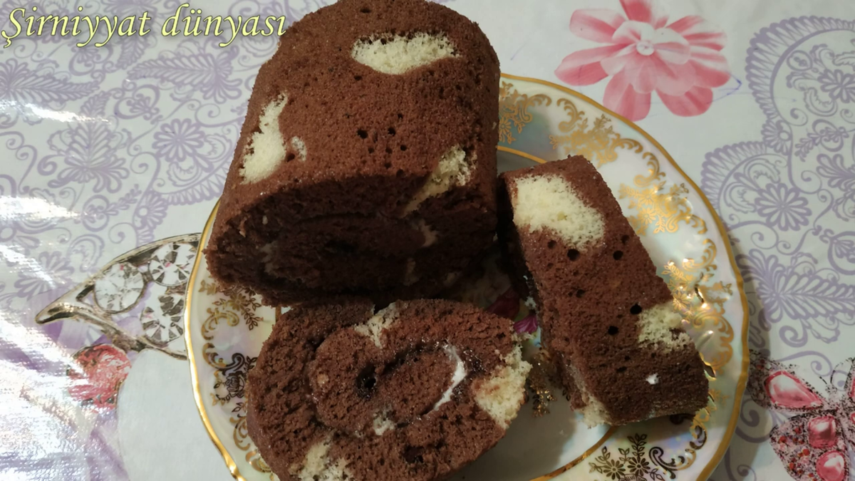 Штолле шоколадный рулет