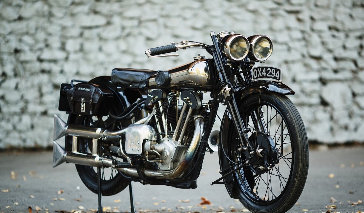 1938 Brough Superior ss80 de Luxe