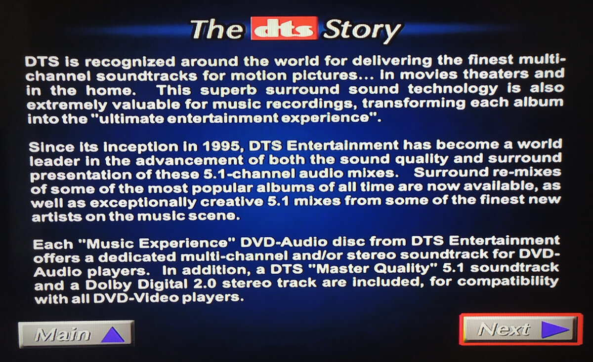 Toy Matinee "Toy Matinee" DVD-Audio - The DTS story