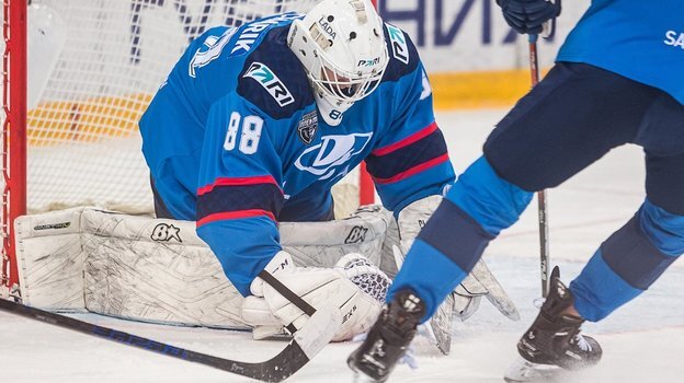    Вратарь «Лады» Данила Овчарик.Андрей Холмов / ХК «Лада»