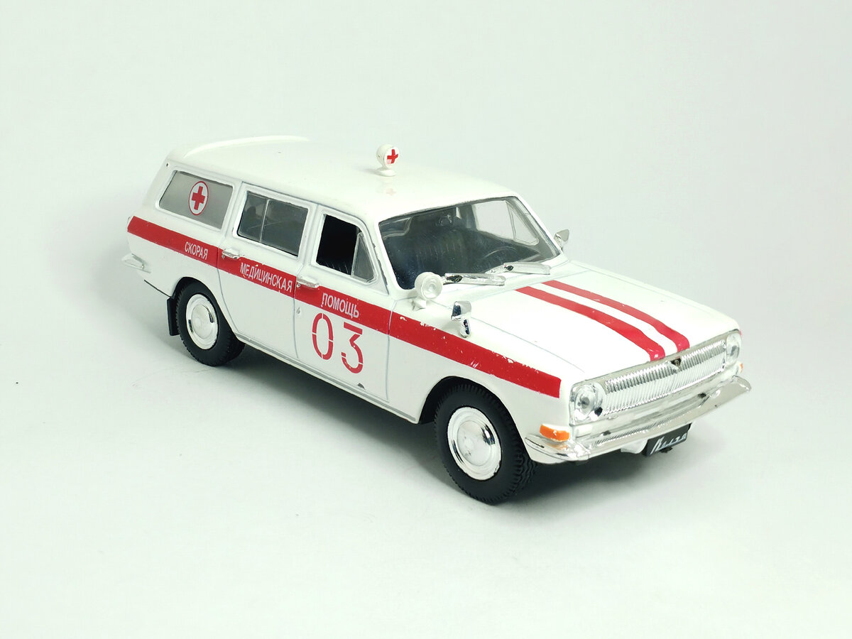 Рис. 2. Основа для конверсии ГАЗ-24-02 "Волга" скорая медицинская помощь от Deagostini