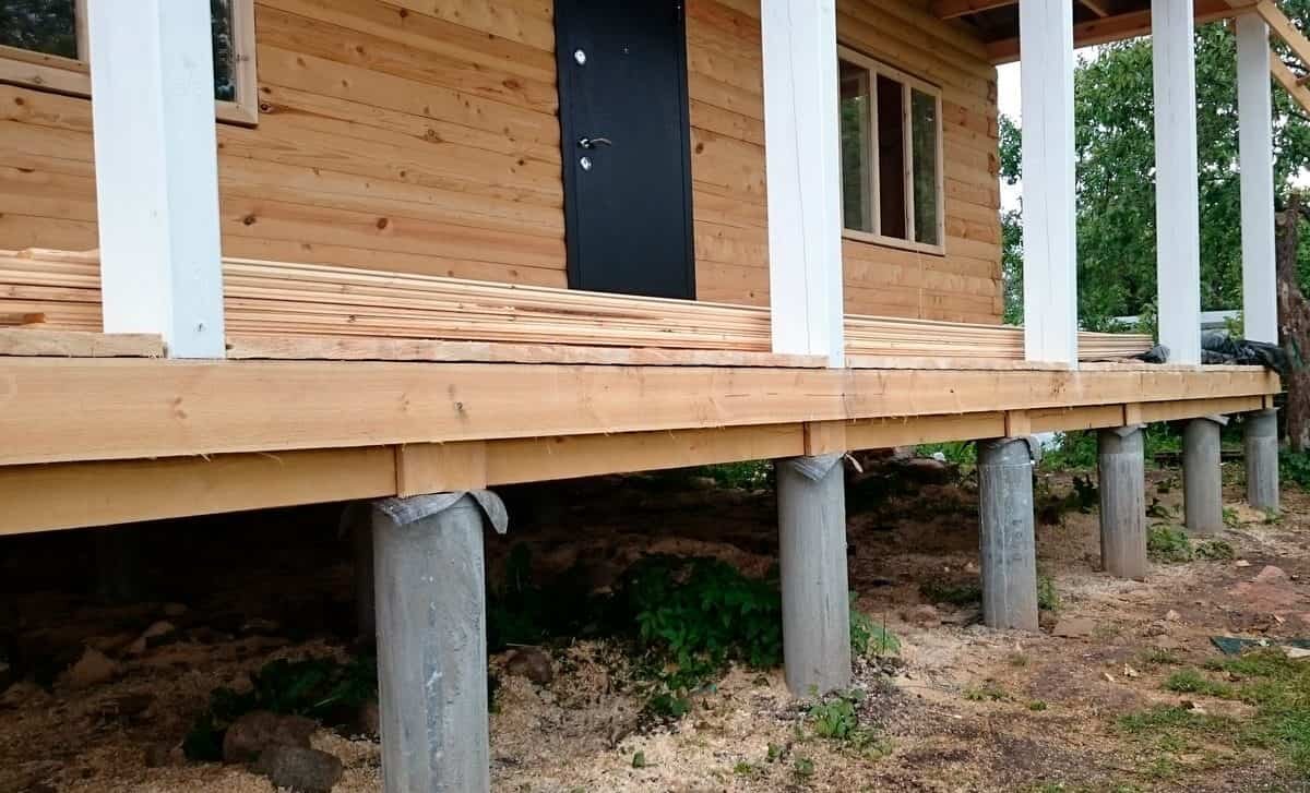 Фундамент из сваи