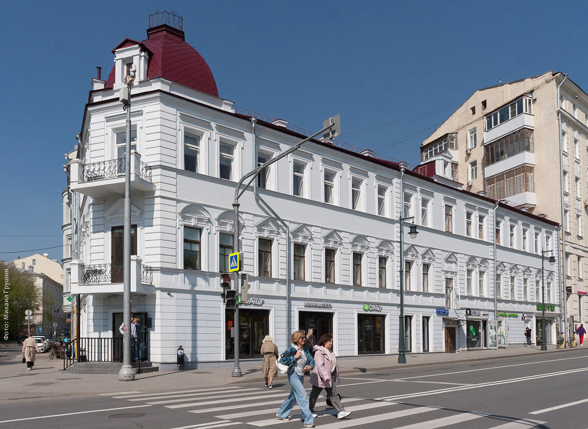 Москва, улица Остоженка, чётная сторона. Фото было/стало 1900-2023 годов |  Михаил Грушин - прогулки по Москве | Дзен