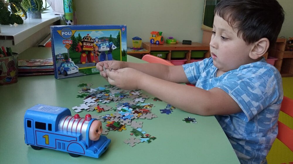 максимка и пазлы