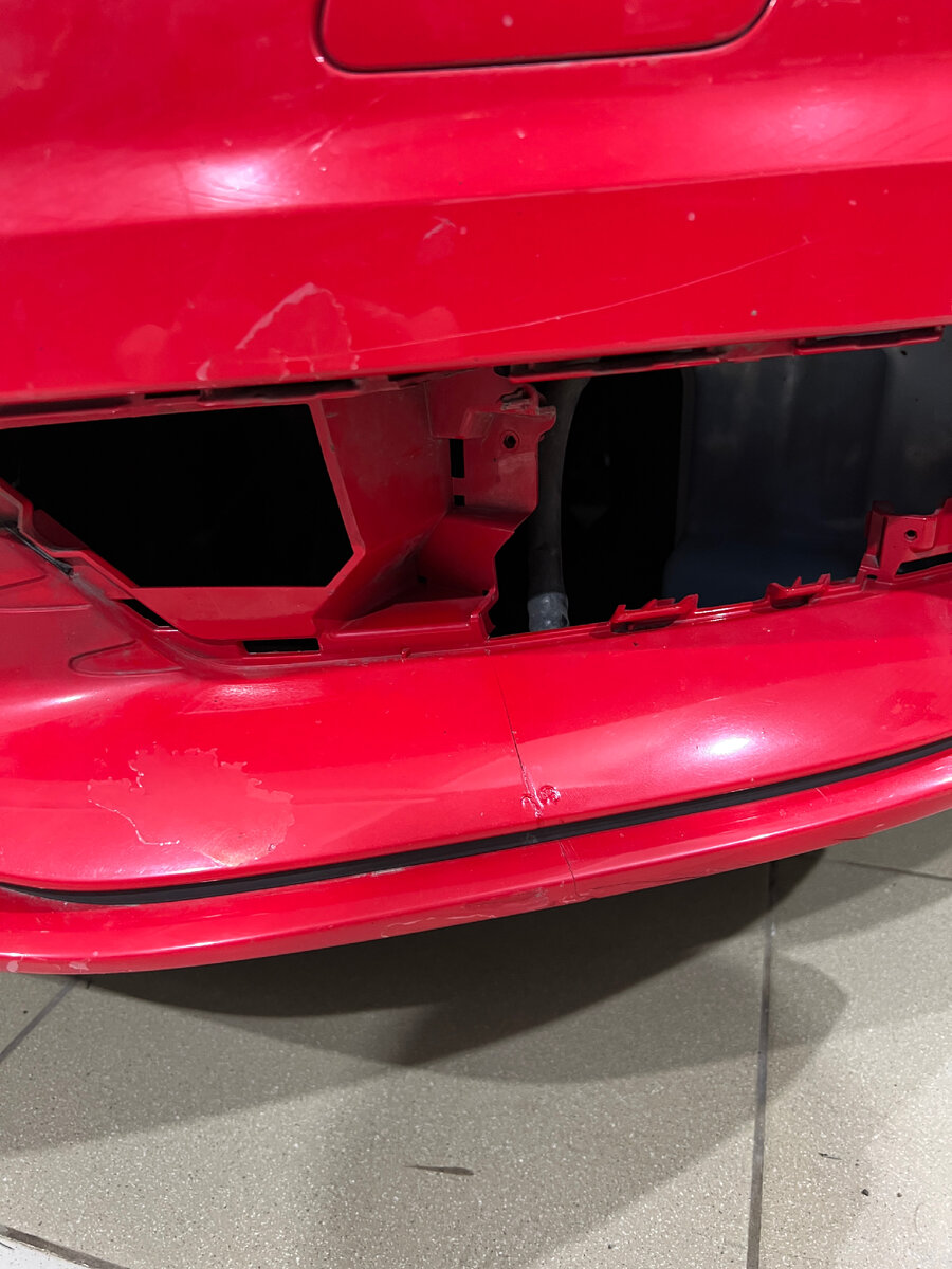 Трещина запаяна