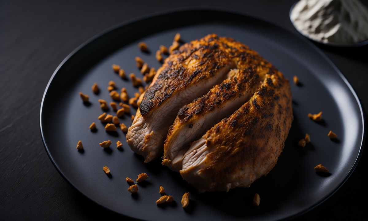 Пример сервировки готового блюда