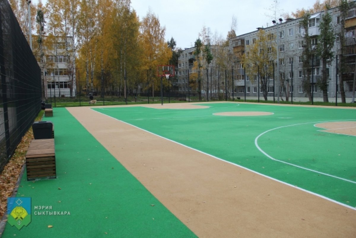 Лианозовский парк волейбольная и баскетбольные площадки