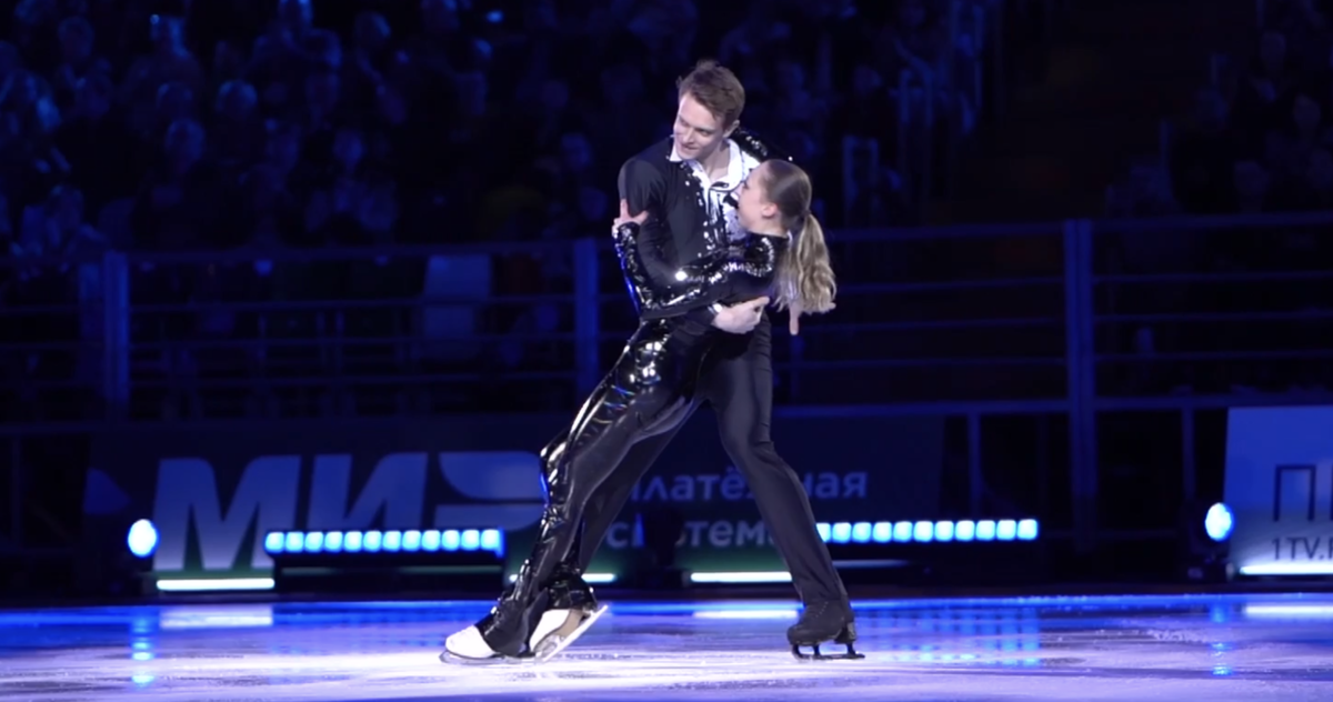 Бойкова и Козловский на шоу Этери Тутберидзе "Чемпионы на льду". Источник фото: телеграмм канал Фигурное катание на Первом.