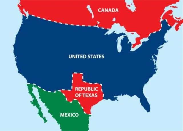 Сепаратистские штаты сша. Республика техас карта. Техасская народная республика. Техасская народная республика на карте. Народная республика техас.