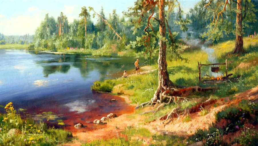 Автор работы -  художник  Владимир Жданов.  Источник изображения  : id10113380 