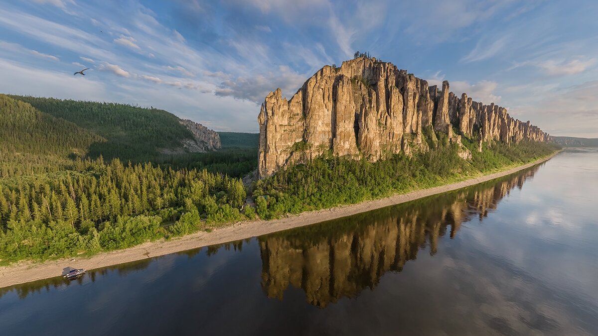 Река Лена Якутск