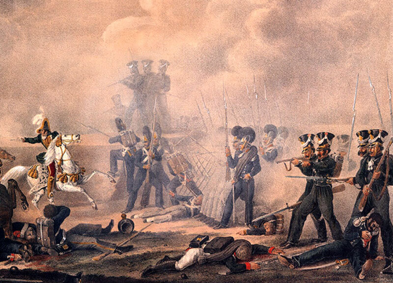 Наполеон нашествие 1812. Вюртембергский полк. Отряд егерей. Портрет Фабер дю Фора.