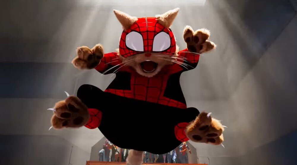     Кадр из мультфильма «Человек-паук: Паутина вселенных» (2023)