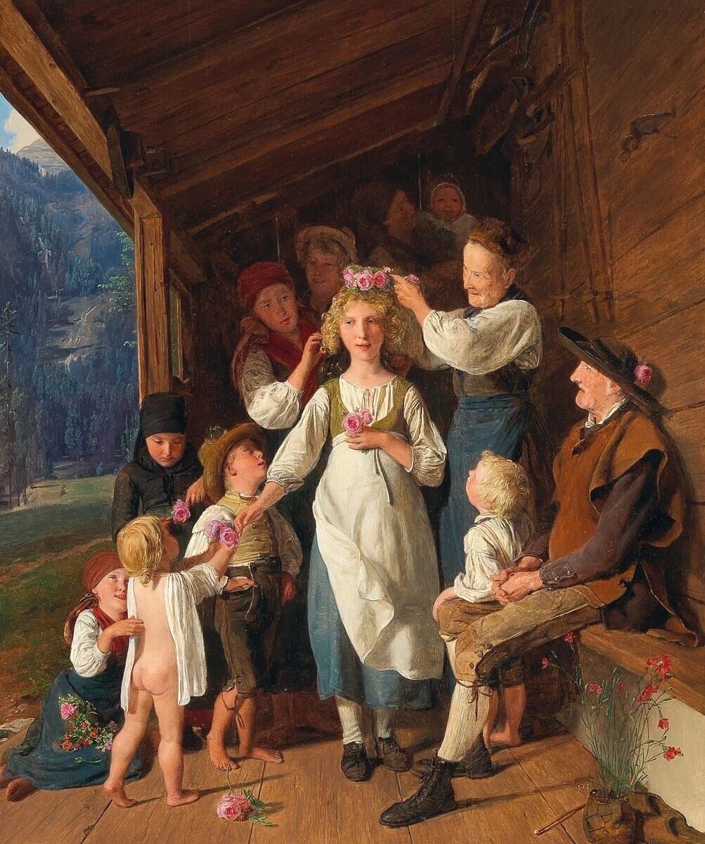 Вальдмюллер Фердинанд Георг (1793-1865гг) "Невеста".