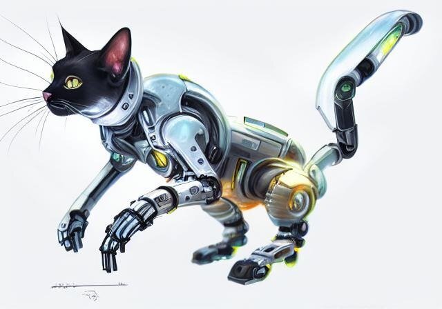 Кот и роботы игра