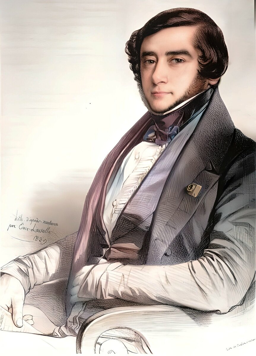 Альси́д Шарль Викто́р Мари́я Дессали́н д’Орбиньи́. Фото с сайта https://ru.wikipedia.org. Обработано при помощи нейросети.