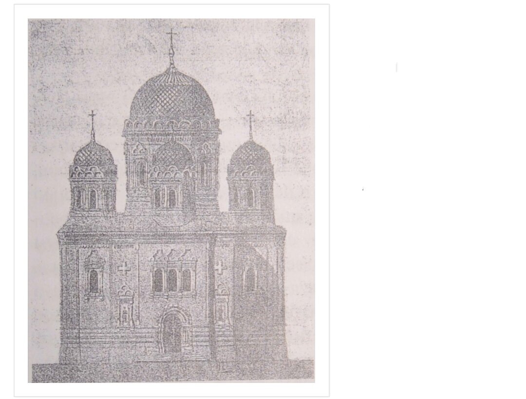 Собор Александра Невского. Иллюстрация с сайта http://akatovo.cerkov.ru