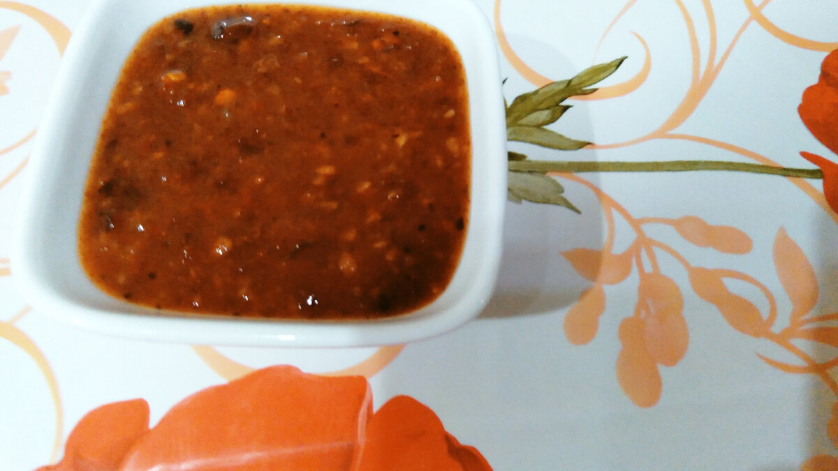 Остро-сладкий соус из перца