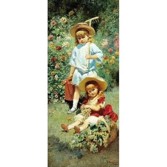 Константин Маковский. Дети художника. 1882. Тверская областная картинная галерея