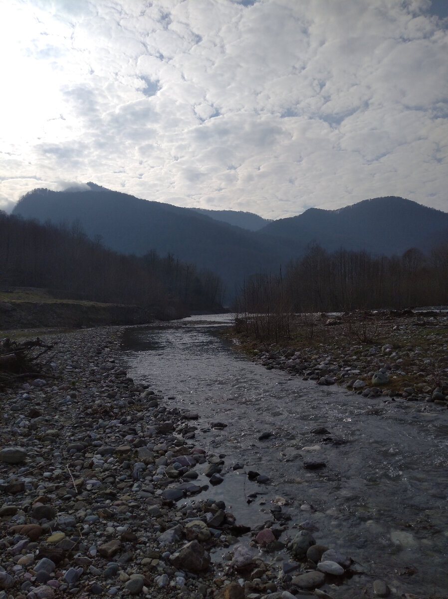 Мзымта в сухой день 