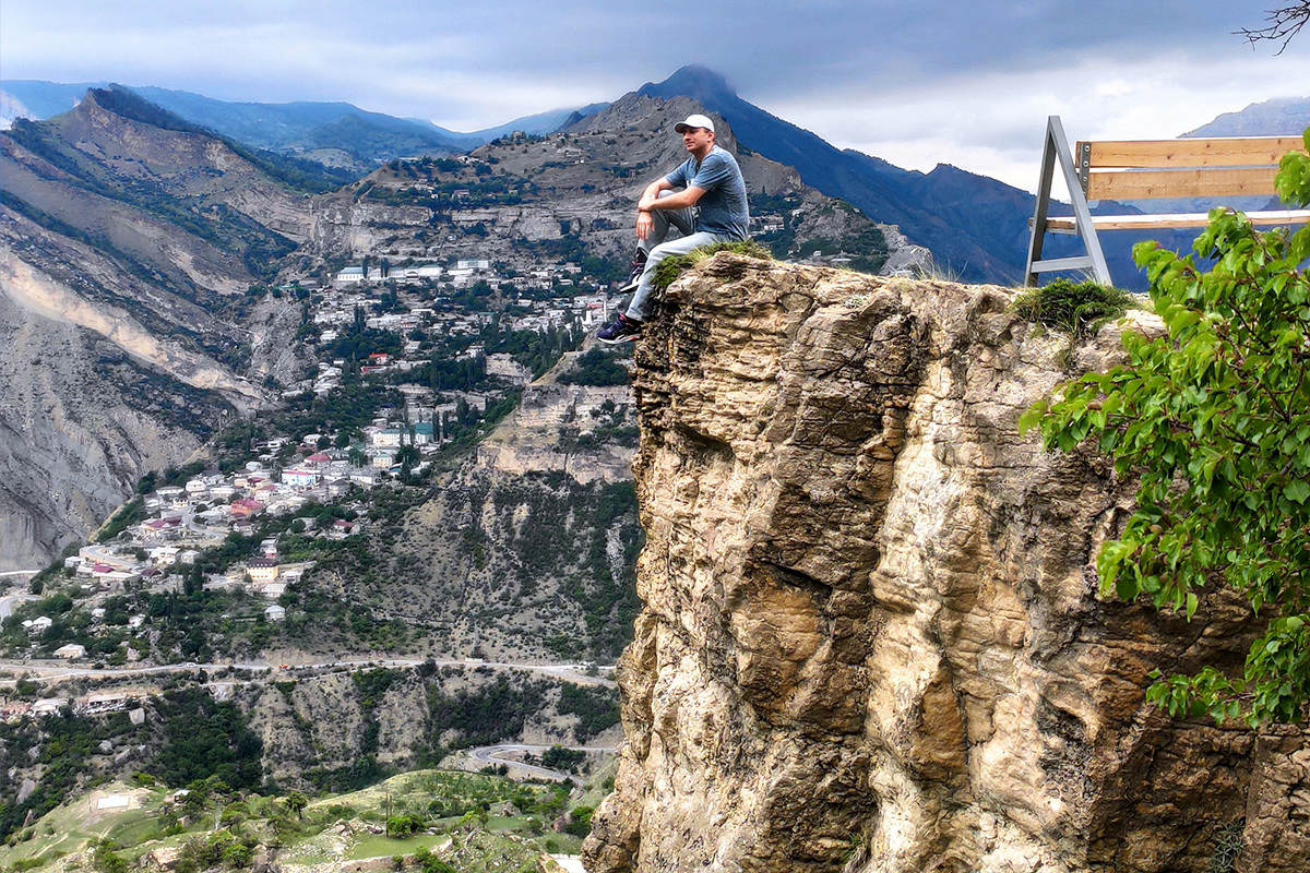 Эльдар Расулов в «Точке Айвазовского» Фото: Анастасия Расулова 
